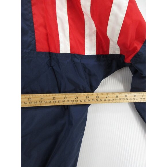 VINTAGE Adidas Jacket Large Track Warm Up Windbreaker 90s Retro Coat * - Picture 6 of 14